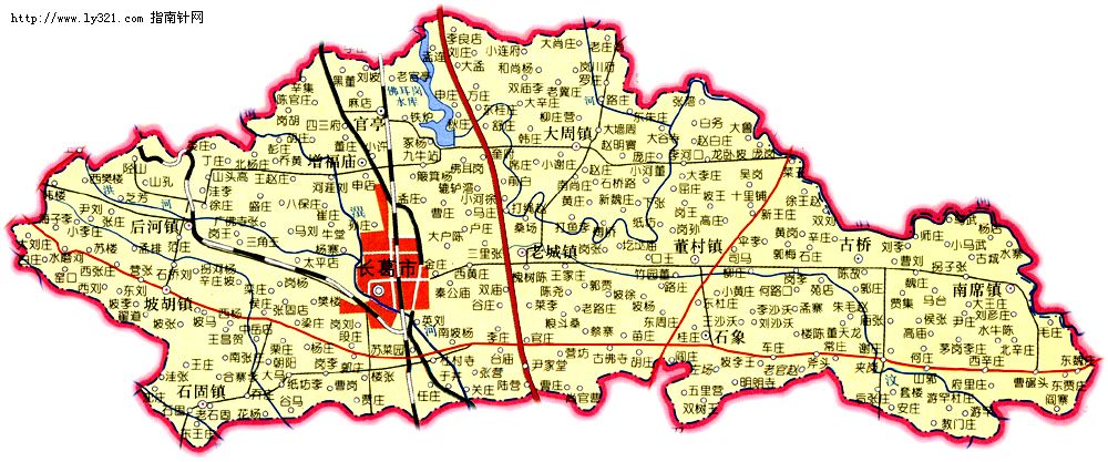 河南许昌长葛市地图图片