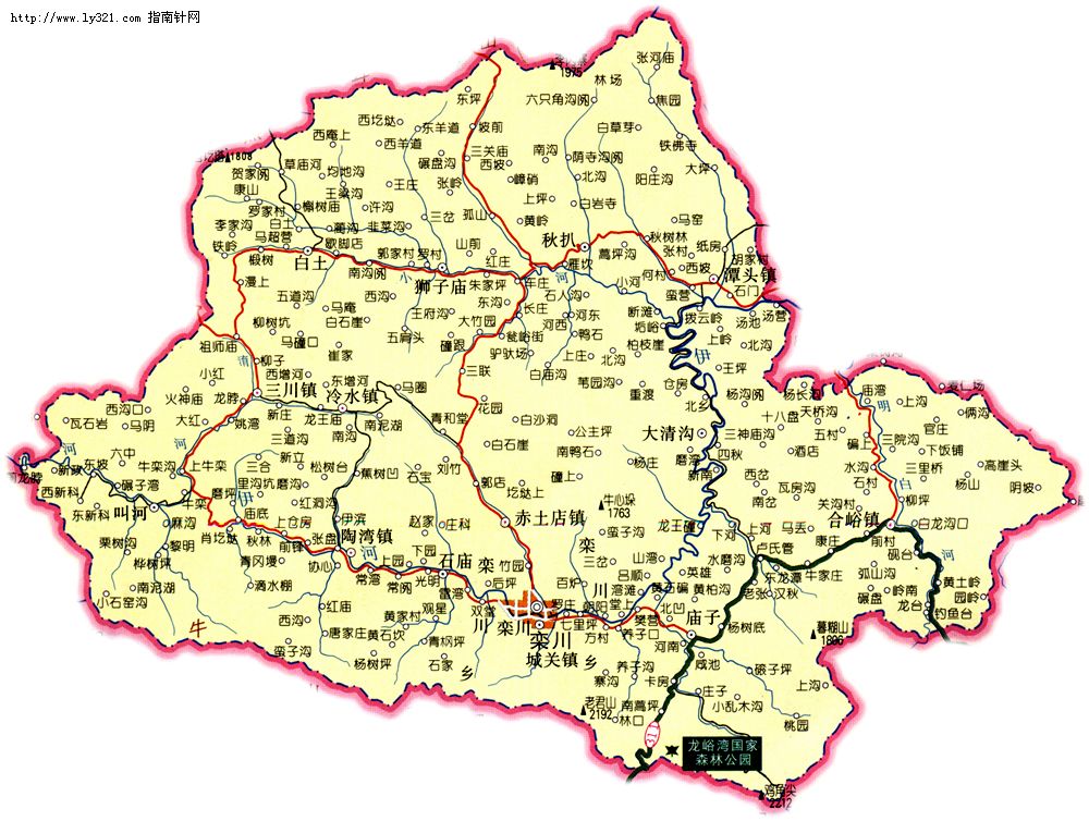 洛阳龙门石窟景区游览线路图_河南洛阳洛阳市地图图片