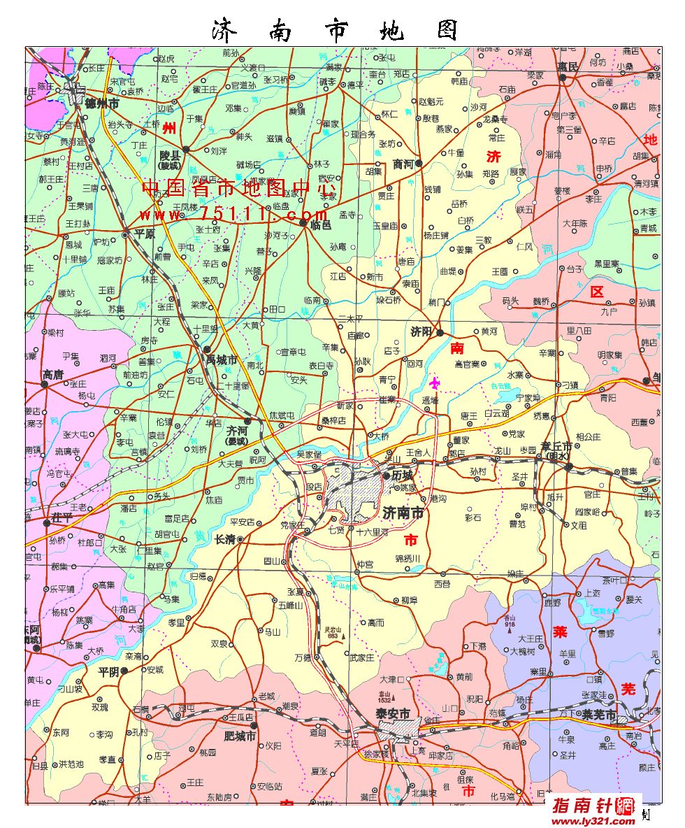 济南市地图_济南地图,济南地图全图图片