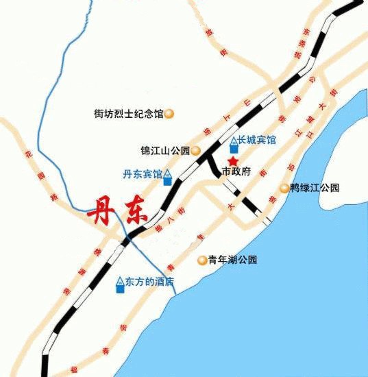 丹东地图_辽宁其他旅游景点地图查询