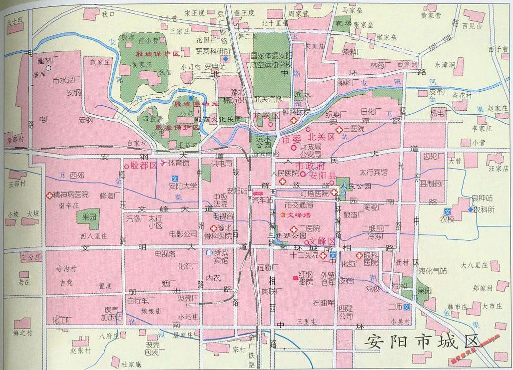 安阳县地图