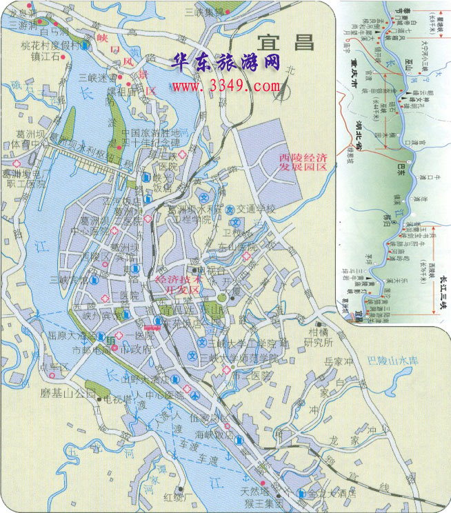 宜昌市地图;; 宜昌城区图 列车时刻表  (654x744); 宜昌城区图图片