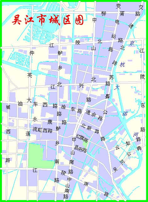 吴江市城区图