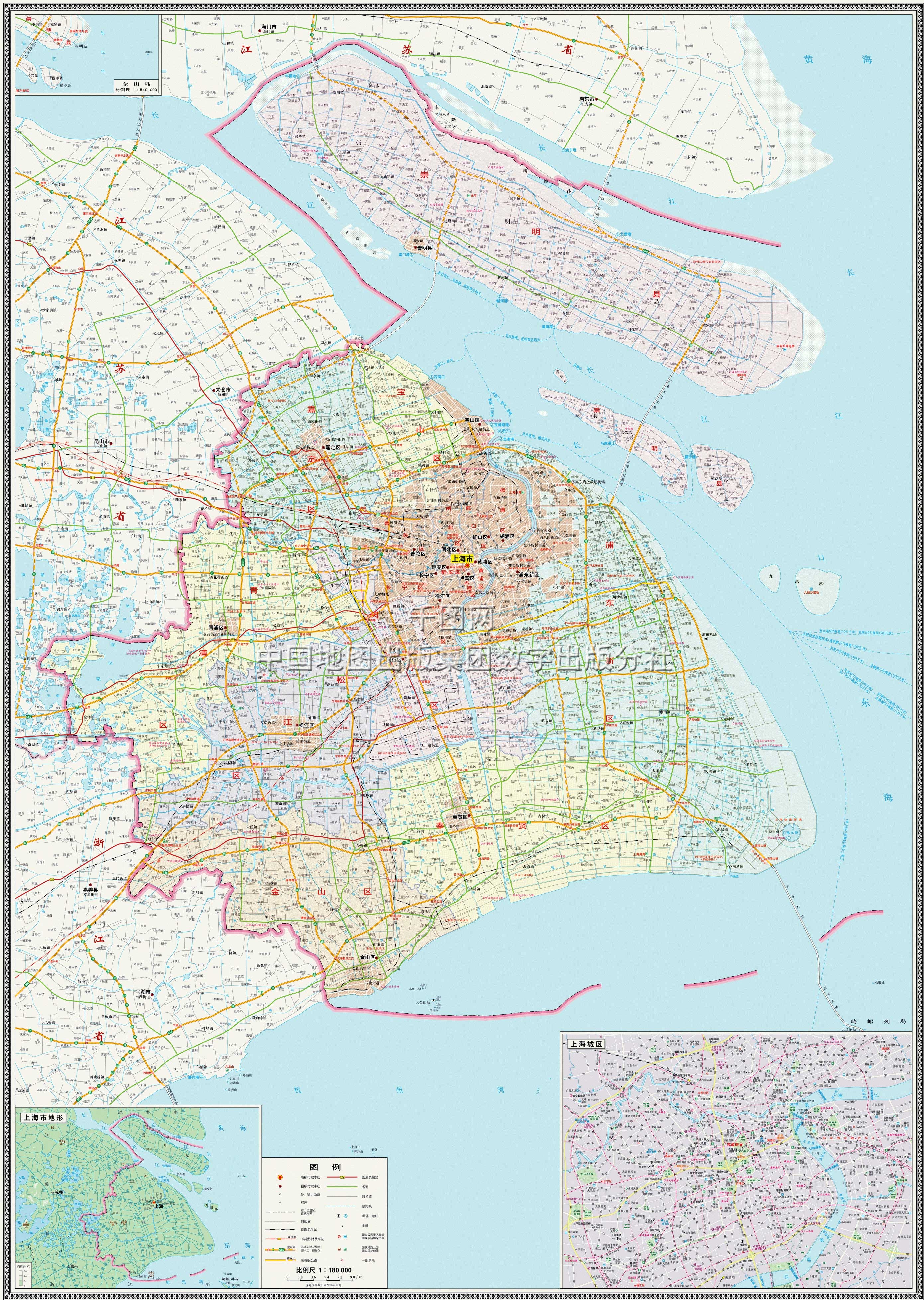 上海市地图高清版