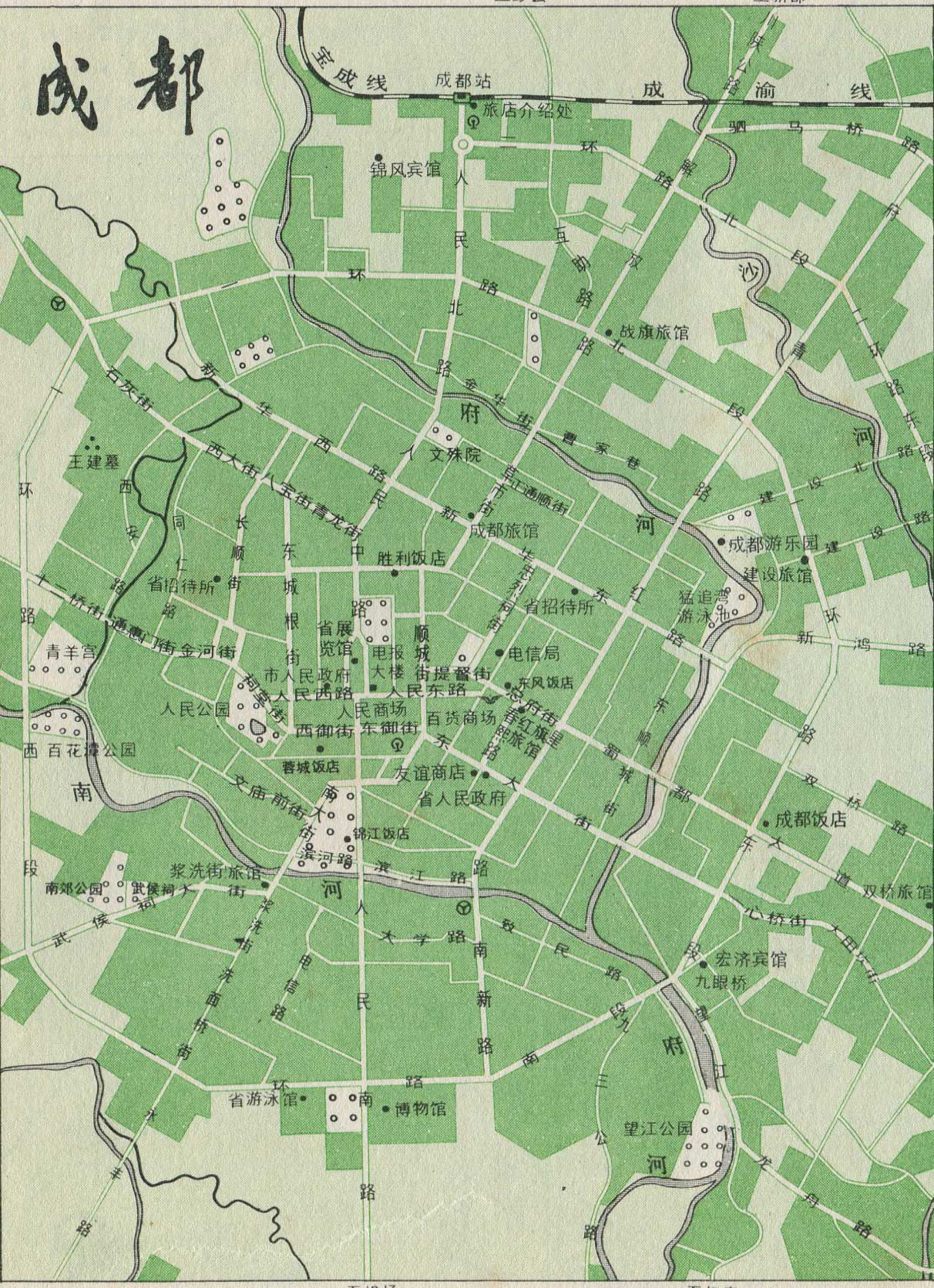 交通地图 铁路线路图 >> 成都市铁路线路图  上一张地图: 南宁市铁路图片