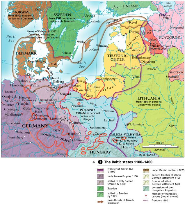 1100-1400年的波罗的海地区