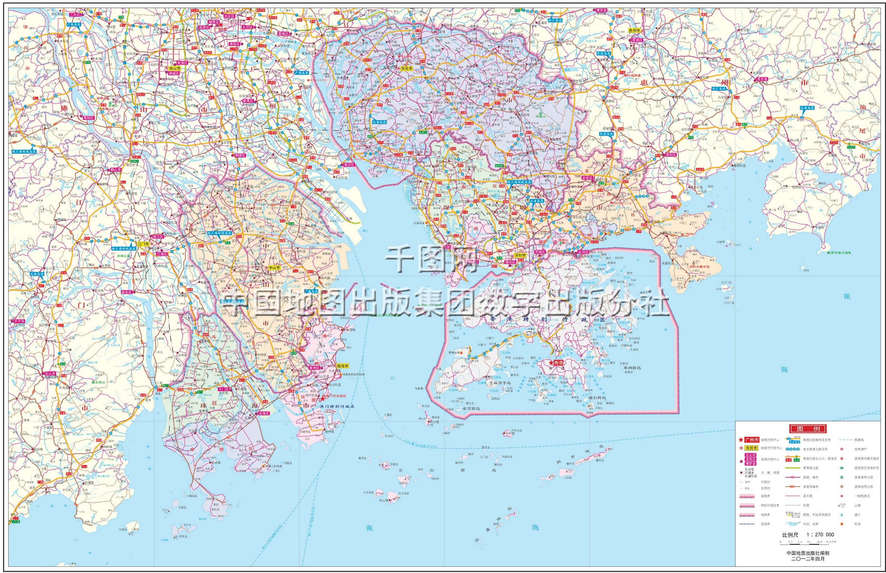 东莞市高清地图