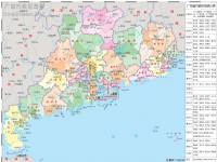 广东省地图政区图图片
