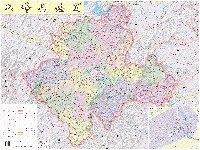 娄底市-双峰县地图高清图片