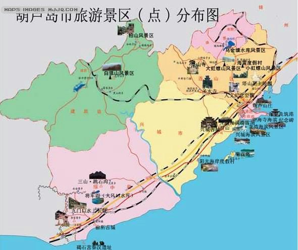 葫芦岛旅游地图_辽宁其他地图查询