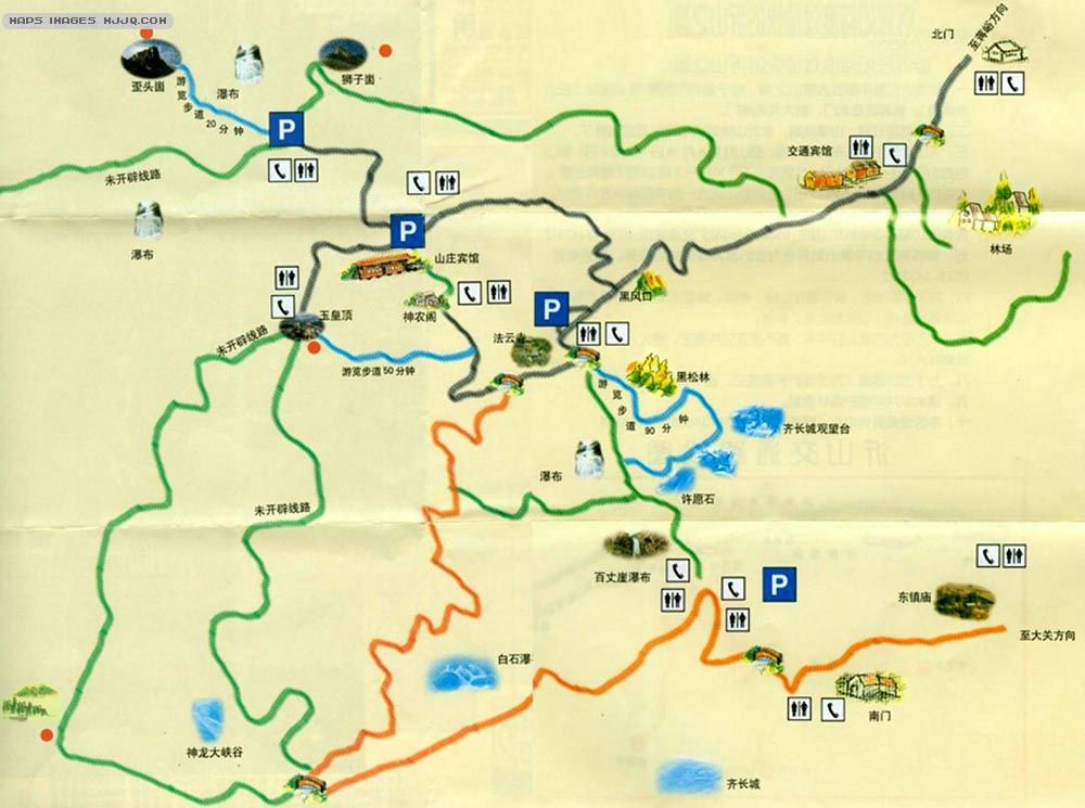 地图库 旅游地图 山东旅游 >> 沂山旅游地图  景点导航:世界旅游图片