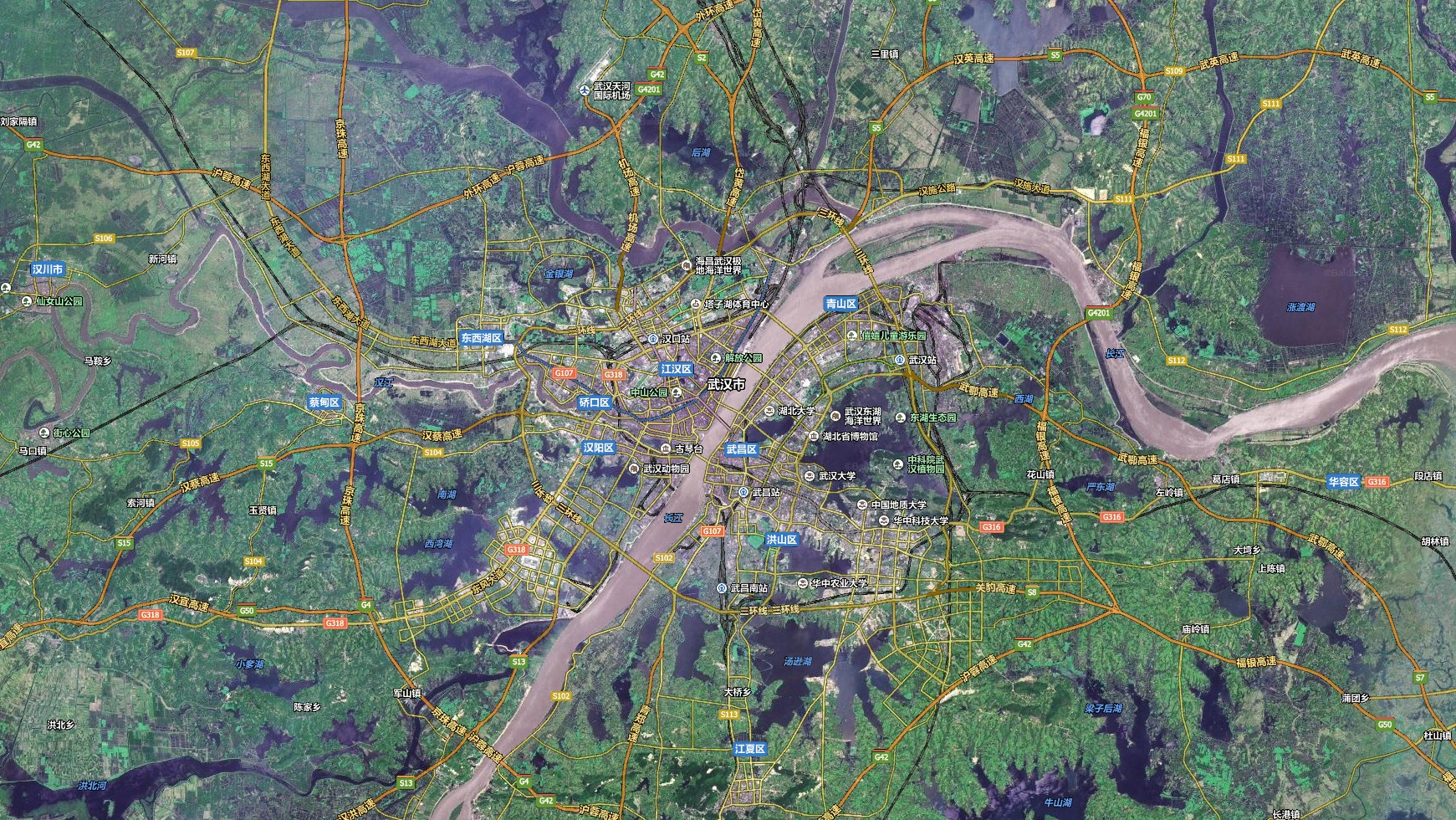 必游景点  重要景区  旅游线路图  景点分布图  卫星地图  城市概貌图片