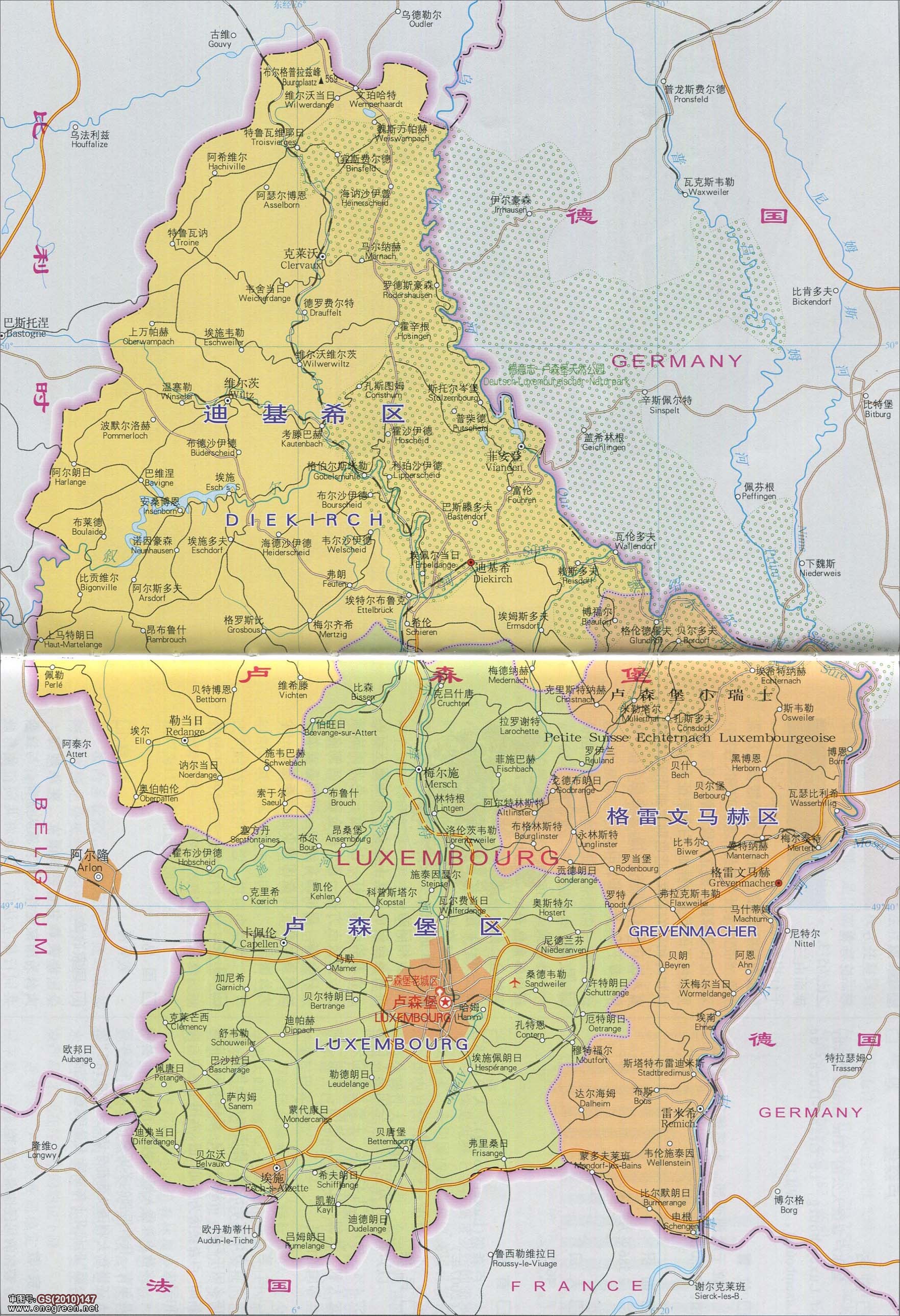 卢森堡地图_卢森堡地图库_地图窝