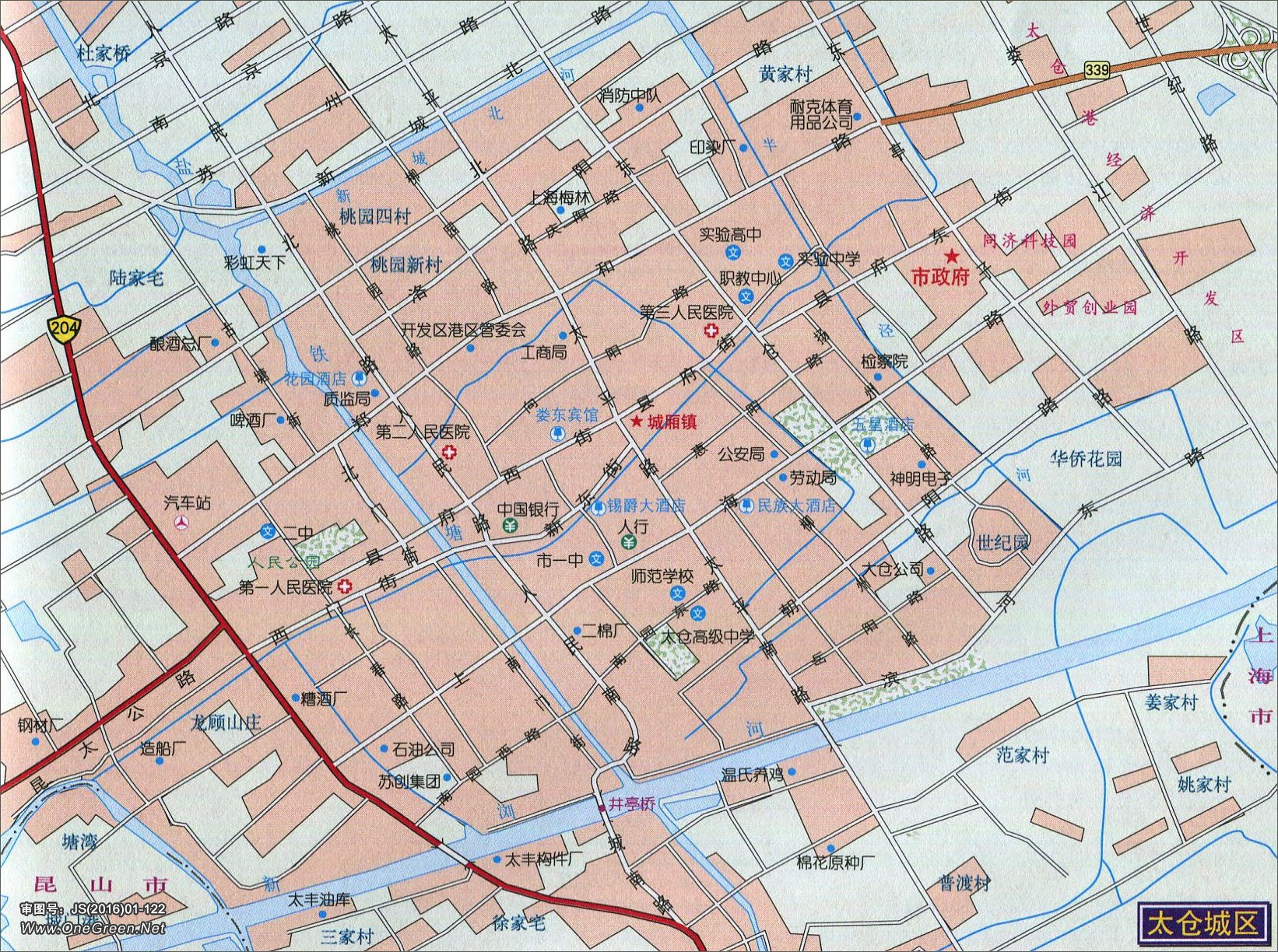 太仓城区地图