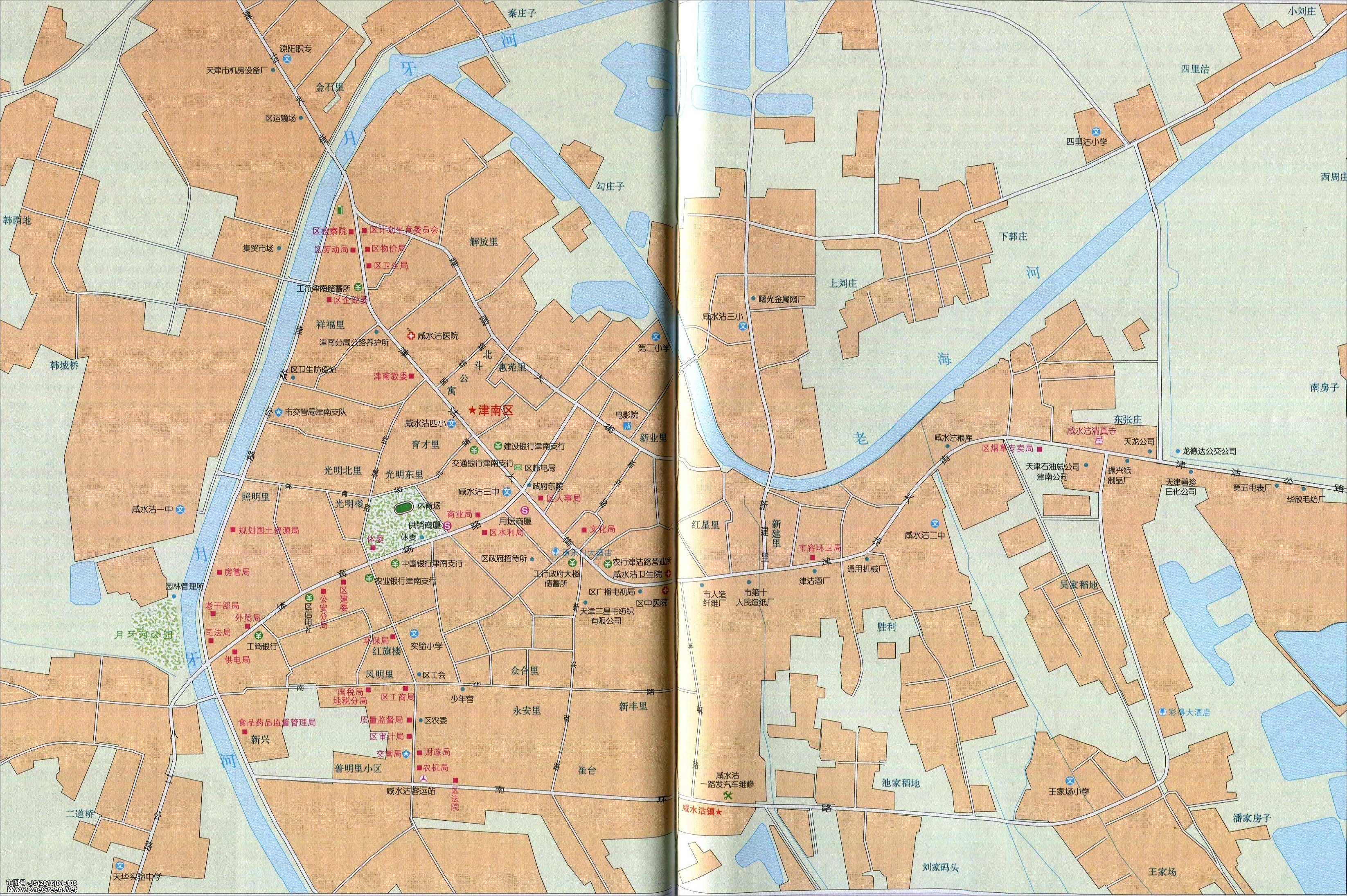 津南城区地图