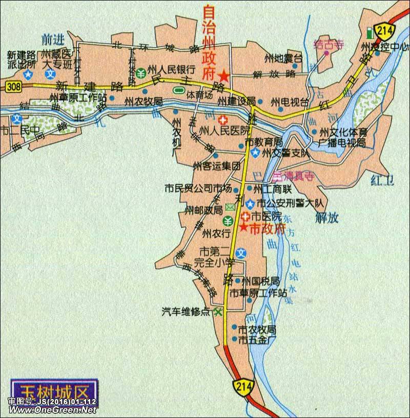 地图库 中国地图 青海 玉树 >> 玉树城区地图  栏目导航:西宁  海东图片