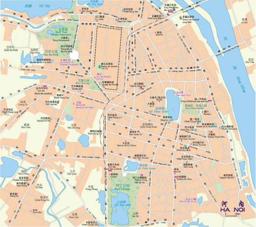越南河内地图图片