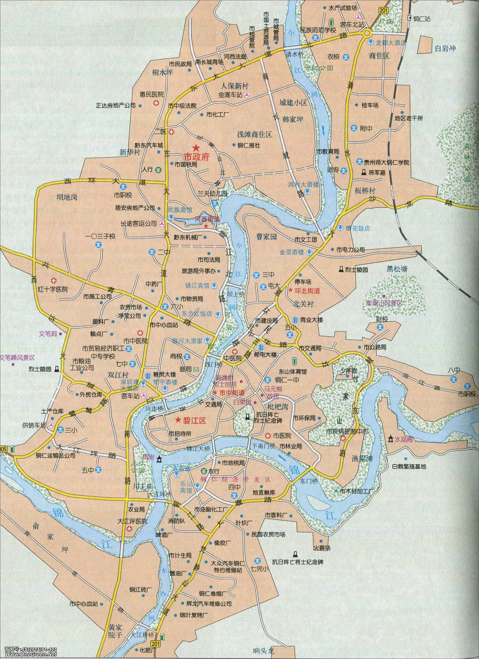 >> 铜仁市城区地图                  相关链接:贵阳  安顺  遵义  六图片