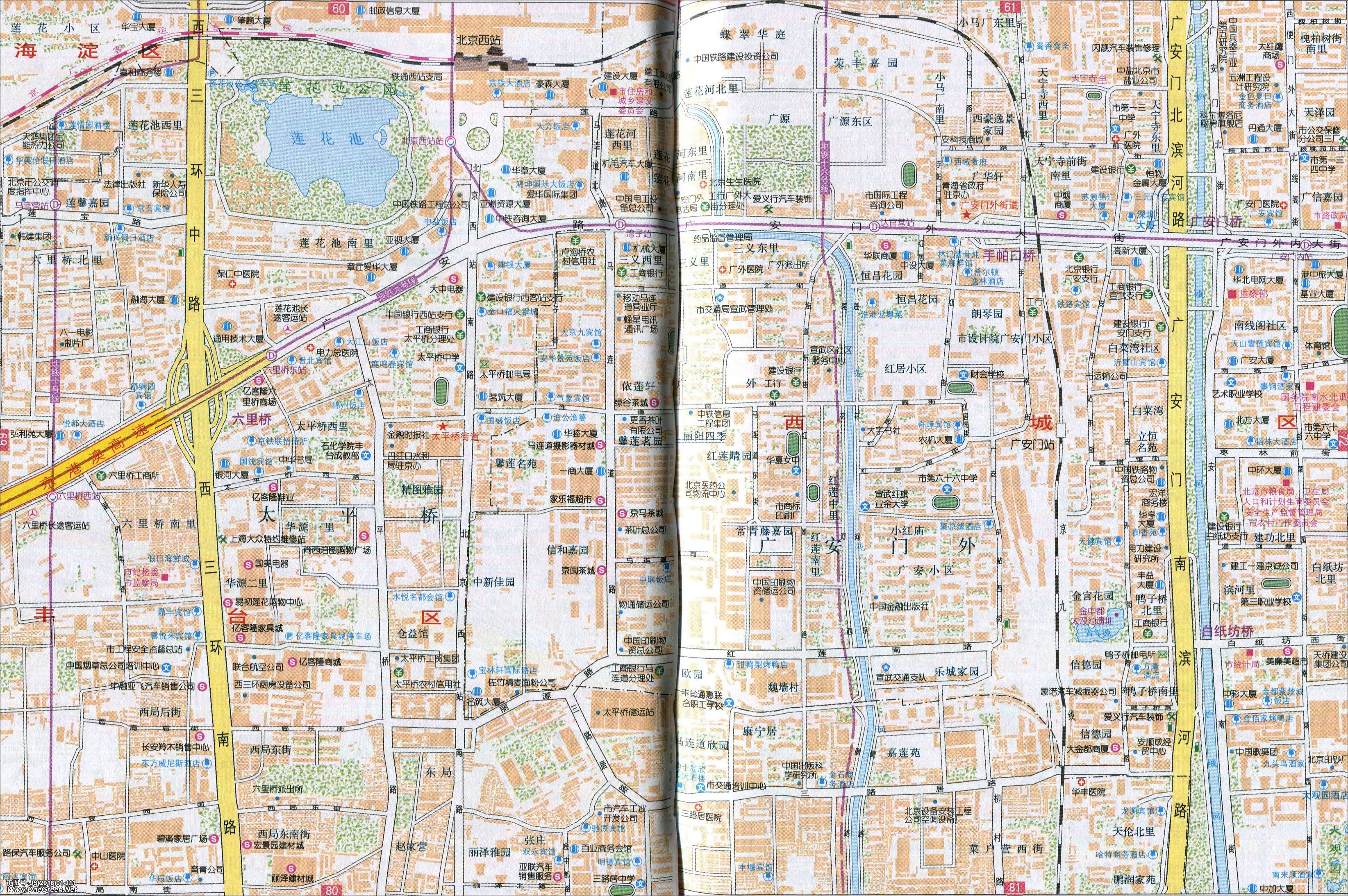 北京广安门地图