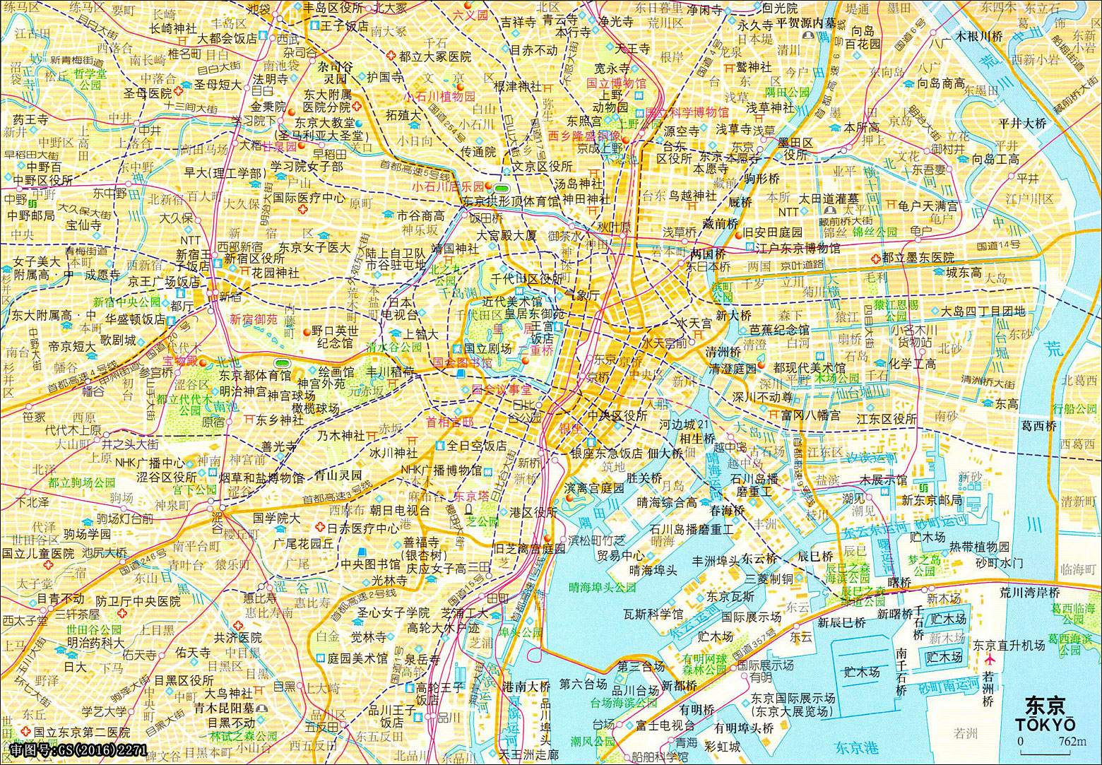 东京地图_东京地图全图_东京地图中文版