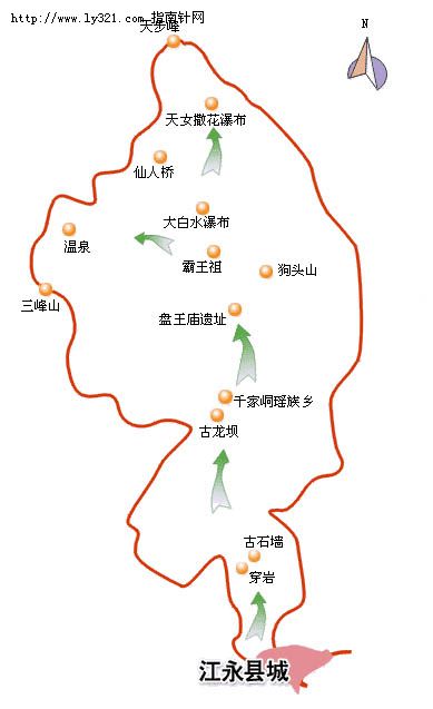 千家峒_湖南其他旅游景点地图查询