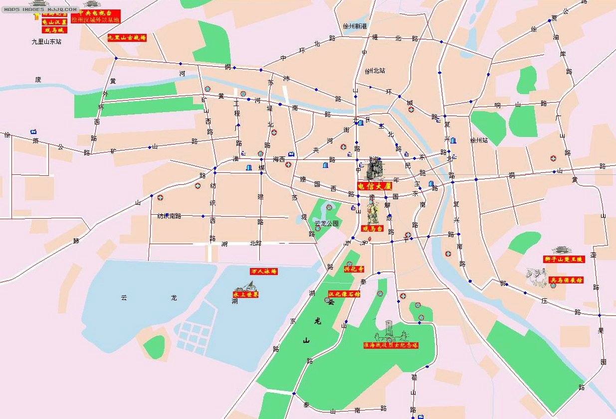 徐州市区地图
