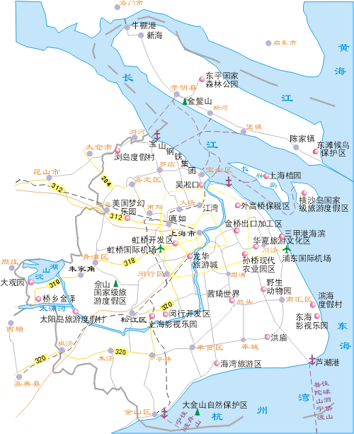 上海全区地图